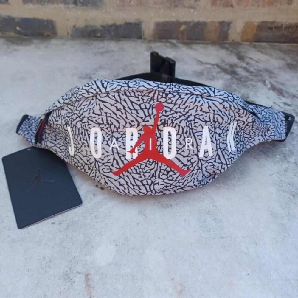 Nike Air Jordan Fanny Pack Hip Waist Belt Crossbody Bag Elephant Print 9B0533 G3 - Picture 3 of 15